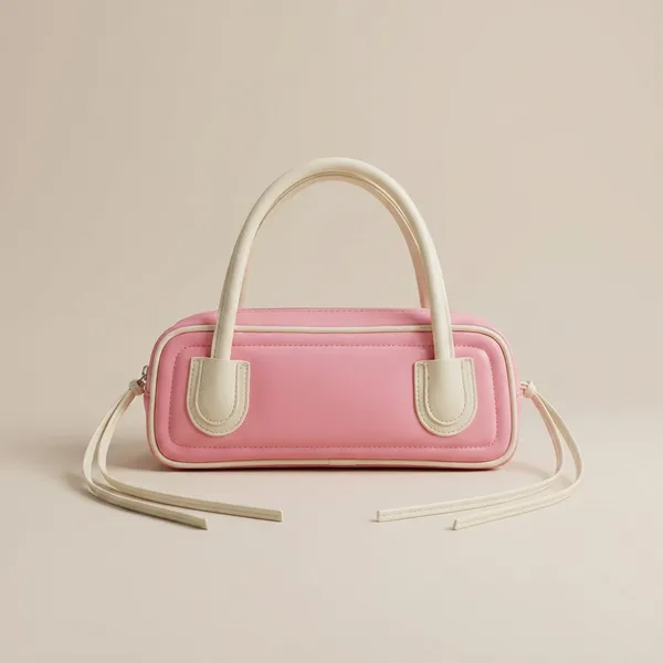 Grey_Designer_Lock_Detail_Handbag