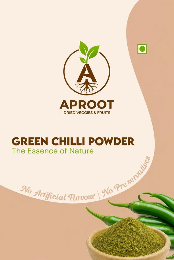 Aproot_Green_Chilli_Spice_Powder_70G