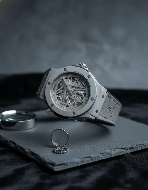 Luxury_Skeleton_Dial_Automatic_Watch_Grey_With_White_Ceramic_Case
