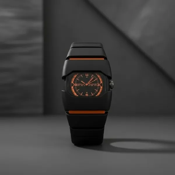 Nike_Black_And_Orange_Watch