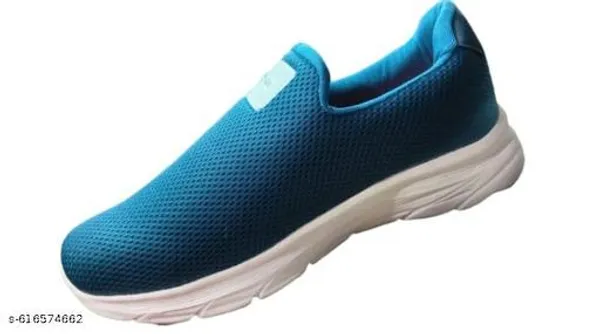 Mens_Blue_Slip_On_Mesh_Comfort_Walking_Shoes_Lightweight_Breathable_Everyday_Ready