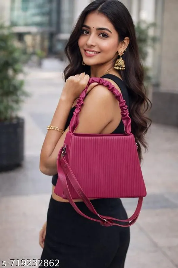 Stylish_Textured_Handbag_With_Scrunchie_Handle_A_Perfect_Fusion_Of_Fashion_And_Function