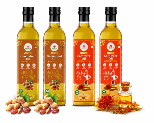 Safflower_Oil_2L_|_Groundnut_Oil_2L_Combo_Pack