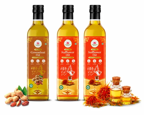 Safflower_Oil_2L_|_Groundnut_Oil_1L_Combo_Pack