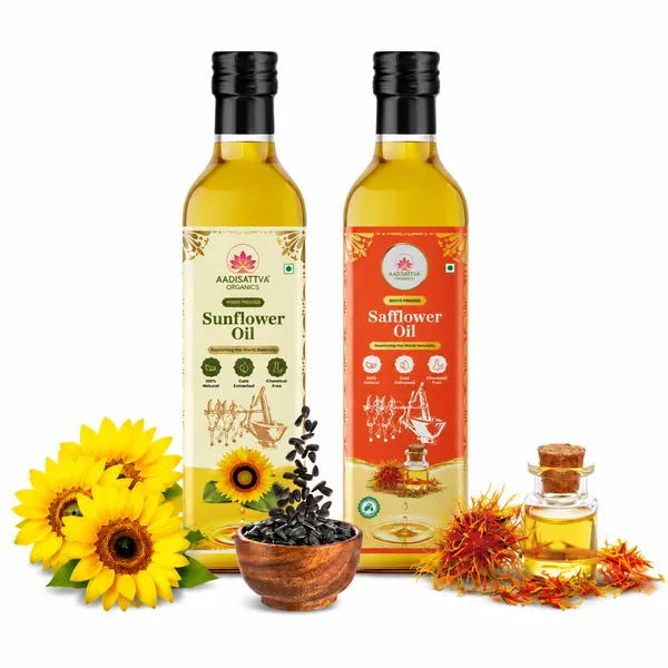 Sunflower_Oil_1L_|_Safflower_Oil_1L_Combo_Pack