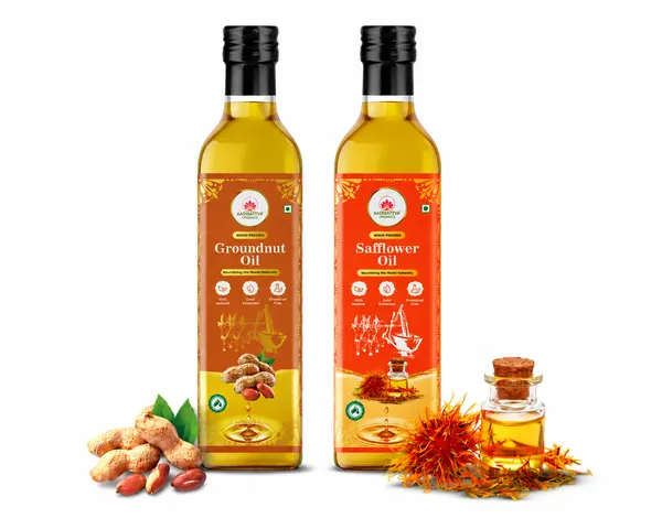 Safflower_Oil_1L_|_Groundnut_Oil_1L_Combo_Pack