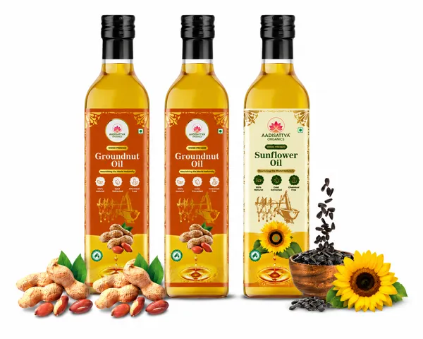 Sunflower_Oil_1L_|_Groundnut_Oil_2L_Combo_Pack
