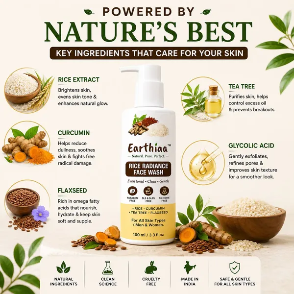 Earthiaa_Rice_Radiance_Face_Wash_100_Ml
