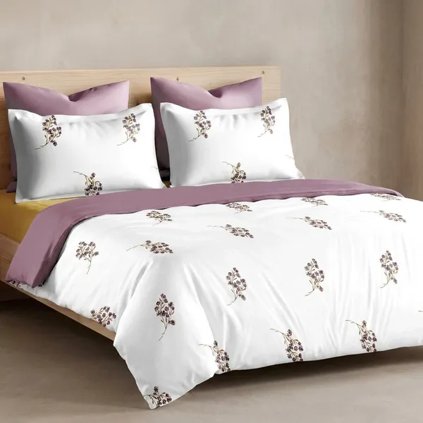 Zorico_Luxe_White_Lilly_Premium_Pure_Cotton_Double_Bed_Sheet_With_2_Pillow_Covers_400_Tc_Fabric