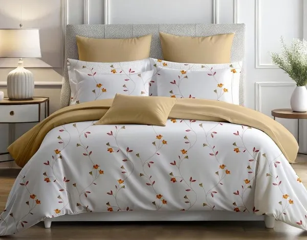 Zorico_Super_Soft_Pink_Floral_Damask_Print_Bed_Sheet_With_Grey_Accent_Pillow