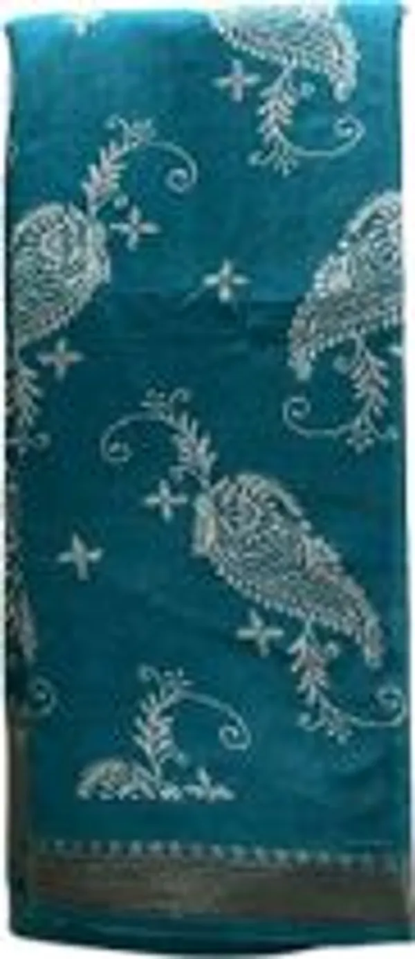 Green_Cotton_Blend_Digital_Print_Saree_For_Women
