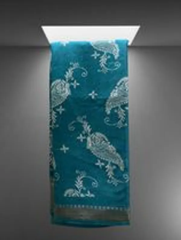 Green_Cotton_Blend_Digital_Print_Saree_For_Women
