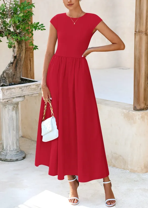 Red_Georgette_Premium_Maxi_Dress_For_Women