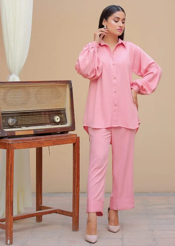 Pink_Rayon_Premium_Co_Ord_Set_For_Women