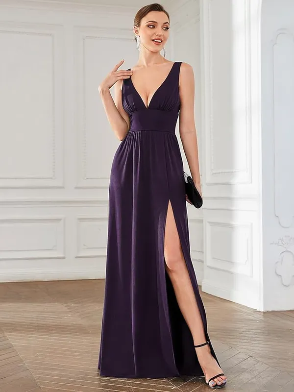 Purple_Georgette_Premium_Maxi_Dress_For_Women