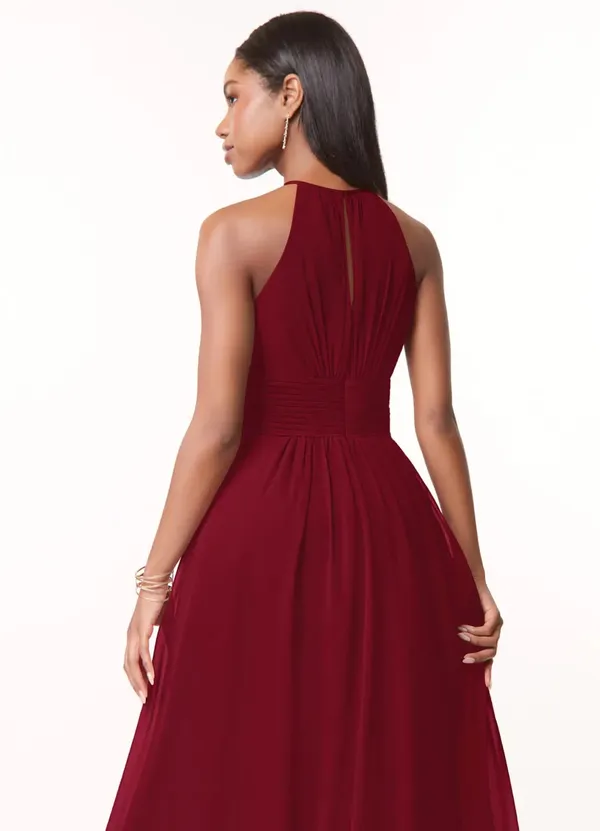 Maroon_Georgette_Premium_Maxi_Dress_For_Women