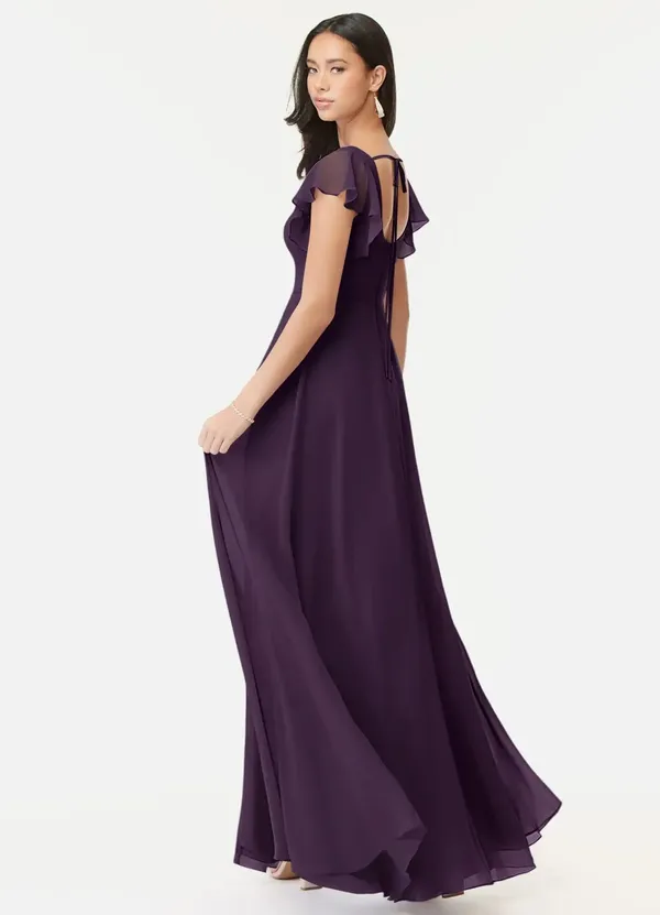Purple_Georgette_Premium_Maxi_Dress_For_Women