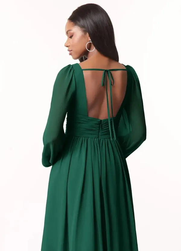 Green_Georgette_Premium_Maxi_Dress_For_Women