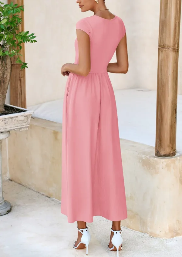 Pink_Georgette_Premium_Maxi_Dress_For_Women