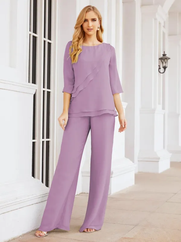 Lavender_Georgette_Premium_Co_Ord_Set_For_Women