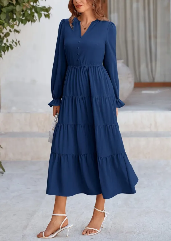 Blue_Rayon_Premium_Maxi_Dress_For_Women
