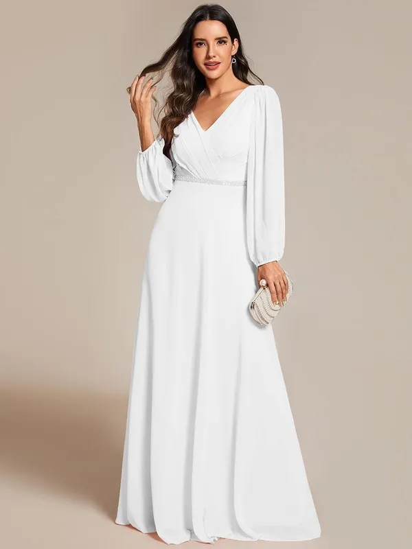 White_Georgette_Premium_Maxi_Dress_For_Women