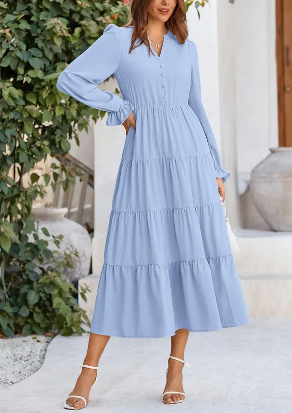 Sky_Blue_Rayon_Premium_Maxi_Dress_For_Women