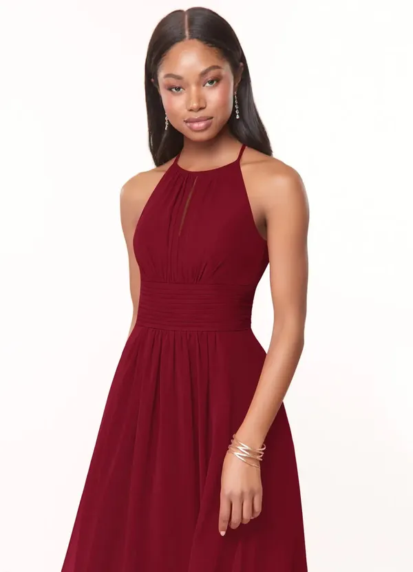 Maroon_Georgette_Premium_Maxi_Dress_For_Women