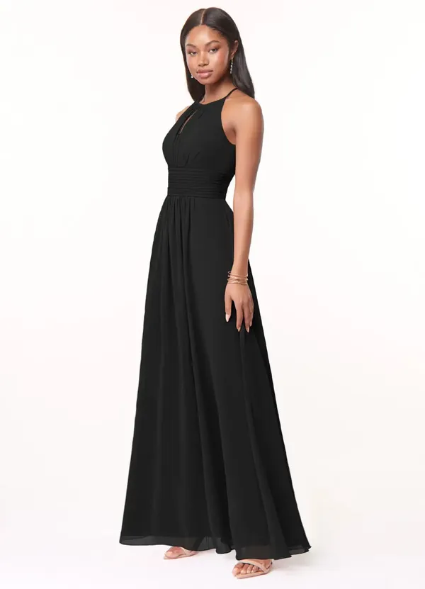 Black_Georgette_Premium_Maxi_Dress_For_Women