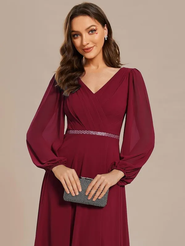 Maroon_Georgette_Premium_Maxi_Dress_For_Women