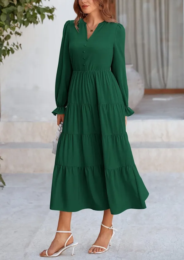 Green_Rayon_Premium_Maxi_Dress_For_Women