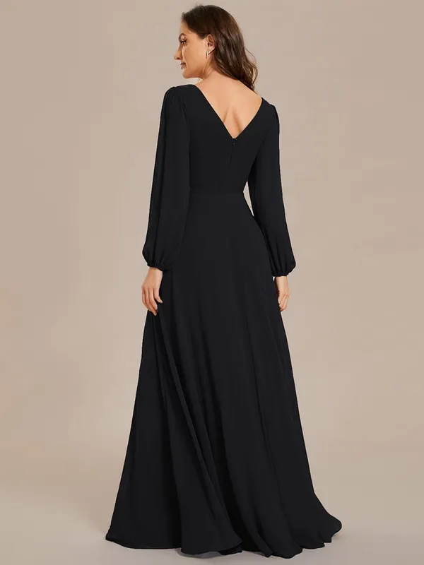 Black_Georgette_Premium_Maxi_Dress_For_Women