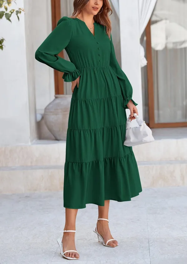 Green_Rayon_Premium_Maxi_Dress_For_Women