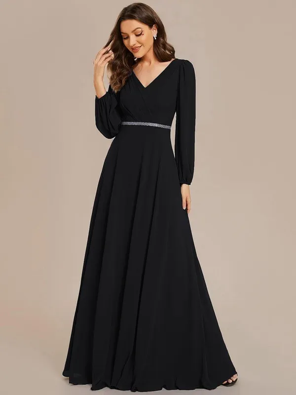 Black_Georgette_Premium_Maxi_Dress_For_Women