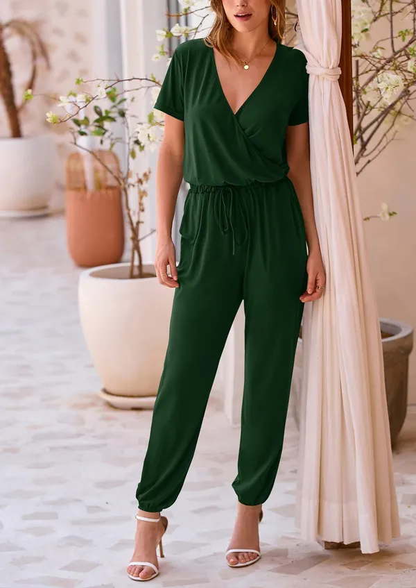 Dark_Green_Georgette_Premium_Jumpsuit_For_Women