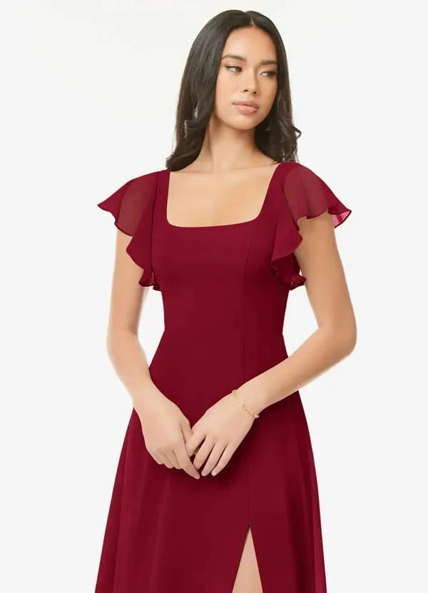 Maroon_Georgette_Premium_Maxi_Dress_For_Women
