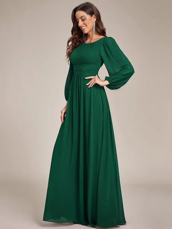 Green_Georgette_Premium_Maxi_Dress_For_Women