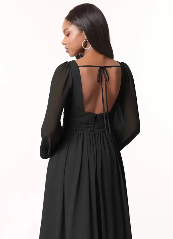 Black_Georgette_Premium_Maxi_Dress_For_Women