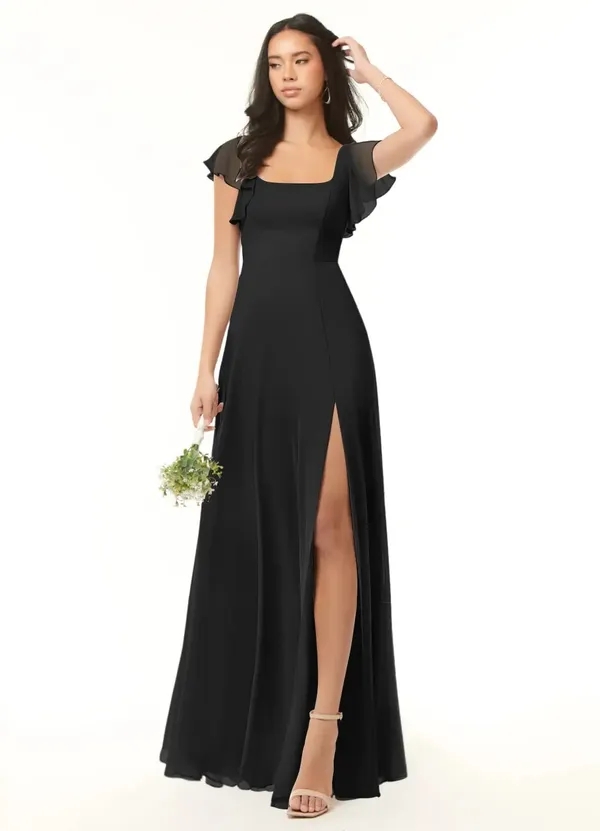 Black_Georgette_Premium_Maxi_Dress_For_Women