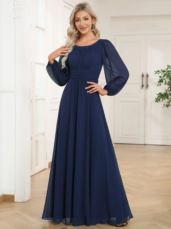 Navy_Blue_Georgette_Premium_Maxi_Dress_For_Women