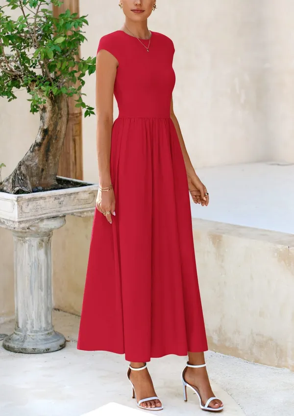 Red_Georgette_Premium_Maxi_Dress_For_Women