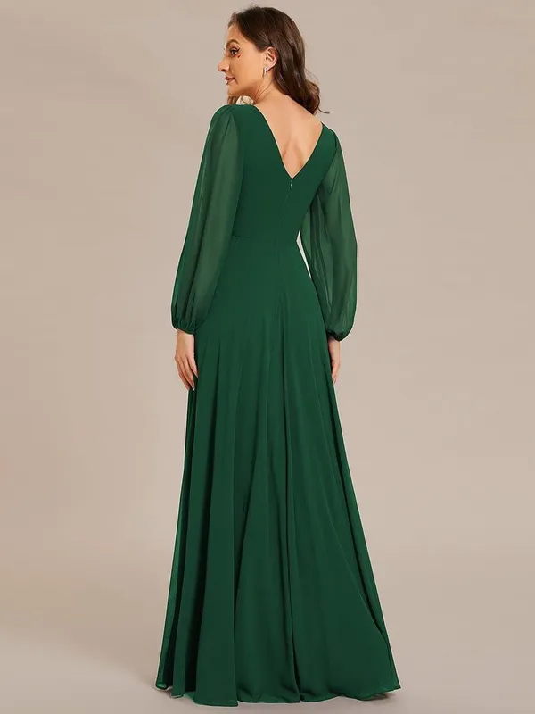 Green_Georgette_Premium_Maxi_Dress_For_Women