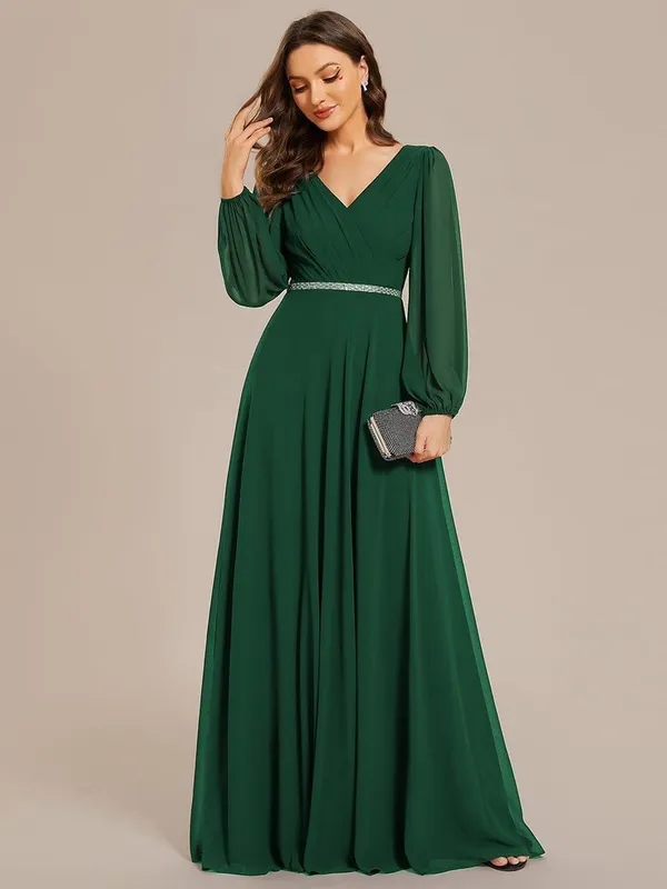 Green_Georgette_Premium_Maxi_Dress_For_Women