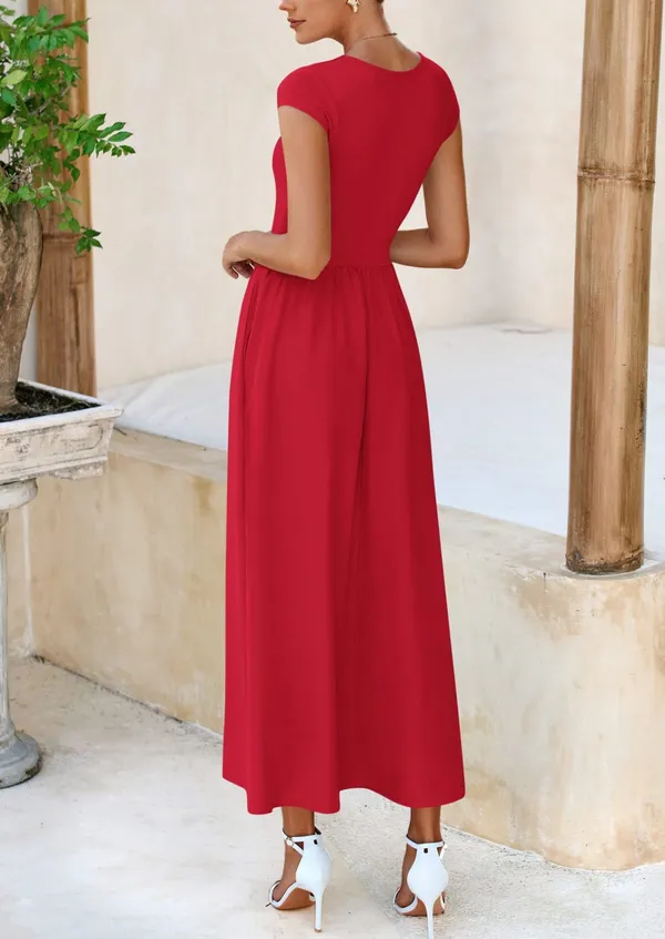 Red_Georgette_Premium_Maxi_Dress_For_Women