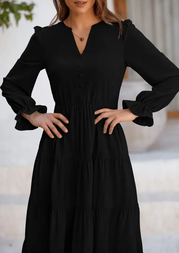 Black_Georgette_Premium_Maxi_Dress_For_Women