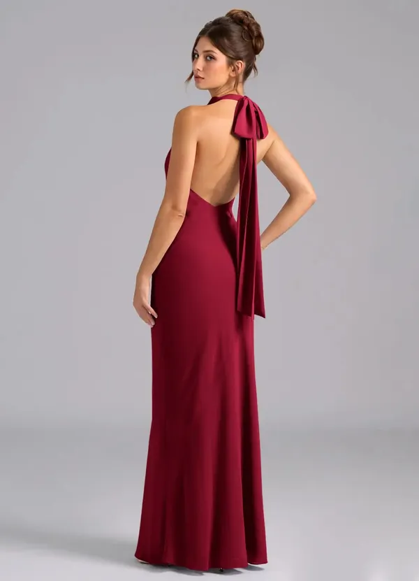 Maroon_Georgette_Premium_Gown_For_Women