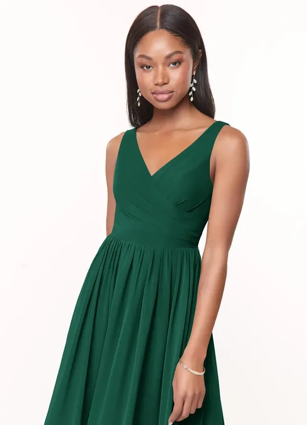 Deep_Green_Georgette_Premium_Maxi_Dress_For_Women