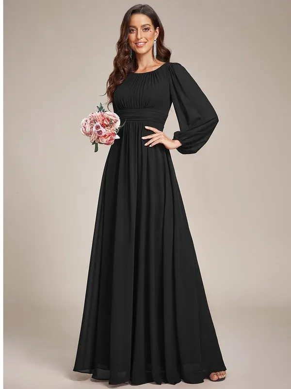 Black_Georgette_Premium_Maxi_Dress_For_Women