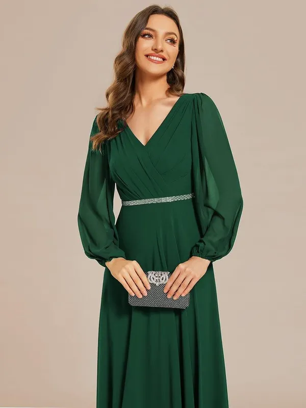 Green_Georgette_Premium_Maxi_Dress_For_Women