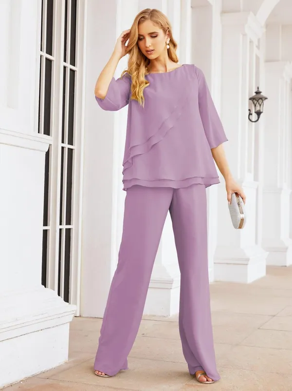Lavender_Georgette_Premium_Co_Ord_Set_For_Women